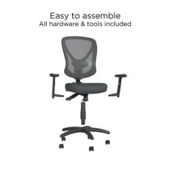 Quill Brand® Carder Mesh Back Fabric Computer And Desk Chair, Black (24115-CC) -Office Supplies Discount 020A71A0 6EDB 4E14 BB770DF1870D17BC s7