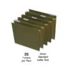 Quill Brand® Box Bottom Hanging File Folders, 3" Expansion, Letter Size, Dark Green, 25/Box (730052) -Office Supplies Discount 041B73BC 3F97 4122 9E03EA5679E9683F s7