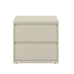 Quill Brand® Commercial 2 File Drawers Lateral File Cabinet, Locking, Putty/Beige, Letter/Legal, 30"W (20067D)