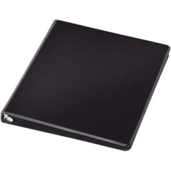Quill Brand® Standard 5/8" 3 Ring Non View Binder, Black (739201) -Office Supplies Discount 103075 s7
