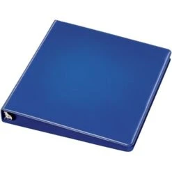 Quill Brand® Standard 1" 3 Ring Non View Binder, Dark Blue (739302) 7 Quill Brand® Standard 1" 3 Ring Non View Binder, Dark Blue (739302) -Office Supplies Discount 103088 s7