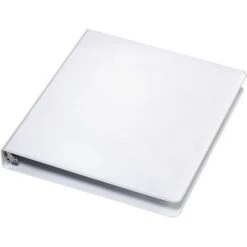 Quill Brand® Standard 1" 3 Ring Non View Binder, White (739313) -Office Supplies Discount 103094 s7