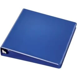 Quill Brand® Standard 1-1/2" 3 Ring Non View Binder, Dark Blue (739402) -Office Supplies Discount 103100 s7