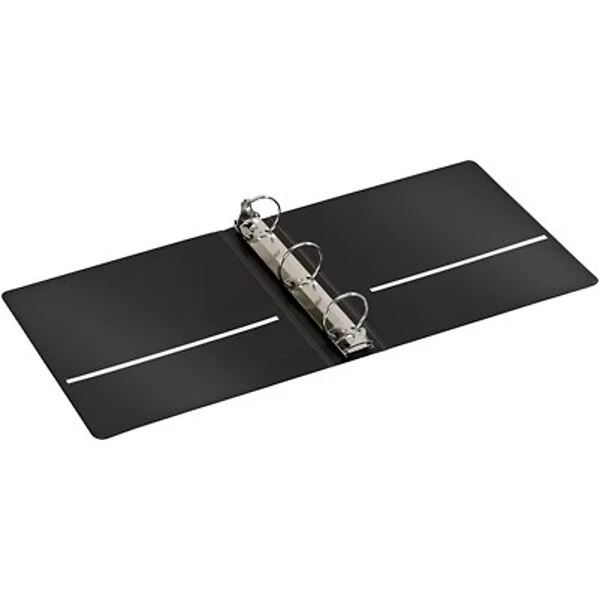Quill Brand® Standard 2" 3 Ring Non View Binder, Black (739501) 4 Quill Brand® Standard 2" 3 Ring Non View Binder, Black (739501) - Image 2