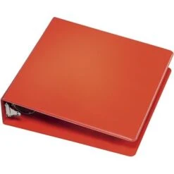 Quill Brand® Standard 2" 3 Ring Non View Binder, Red (739504) -Office Supplies Discount 103115 s7