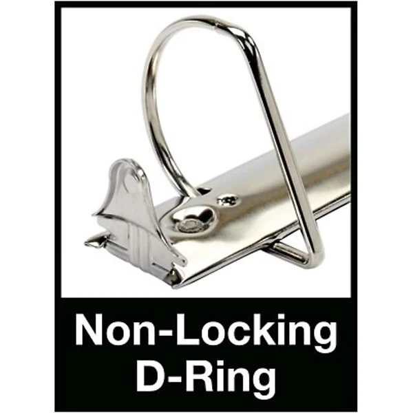 Quill Brand® Standard 4" 3 Ring Non View Binder With D-Rings, Dark Blue (758952) 3 Quill Brand® Standard 4" 3 Ring Non View Binder With D-Rings, Dark Blue (758952)