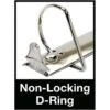 Quill Brand® Standard 4" 3 Ring Non View Binder With D-Rings, White (758954) -Office Supplies Discount 103243 s7 6