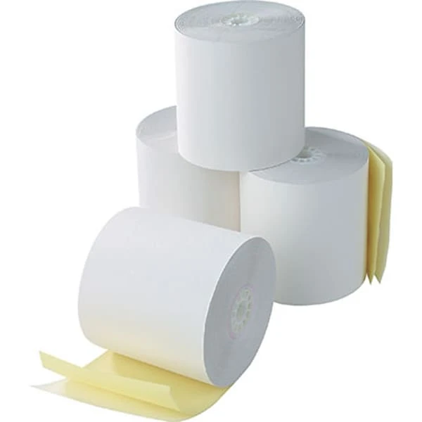 Quill Brand® Cash Register Rolls Carbonless, 2-Ply, White/Canary, 3"x100', 50/Carton (18300CC) 3 Quill Brand® Cash Register Rolls Carbonless, 2-Ply, White/Canary, 3"x100', 50/Carton (18300CC)