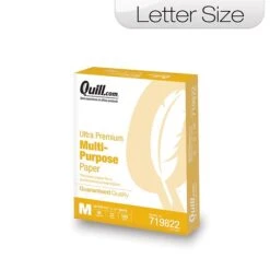 Quill Brand® 8.5" X 11" Multipurpose Paper, 22 Lbs., 98 Brightness, 500 Sheets/Ream (719822)