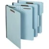 Quill Brand® Heavy-Duty 1/3-Cut Assorted 2-Fastener Pressboard File Folders With 1" Gusset, Letter, Blue, 25/Box (7651541R) 2 Quill Brand® Heavy-Duty 1/3-Cut Assorted 2-Fastener Pressboard File Folders With 1" Gusset, Letter, Blue, 25/Box (7651541R) -Office Supplies Discount 179989 s7