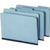 Quill Brand® Heavy-duty Pressboard File Folders, Assorted Tabs, 1/3 Cut , 1" Gusset, Letter Size, Blue, 25/Box (761521R) 2 Quill Brand® Heavy-duty Pressboard File Folders, Assorted Tabs, 1/3 Cut , 1" Gusset, Letter Size, Blue, 25/Box (761521R) -Office Supplies Discount 179992 s7