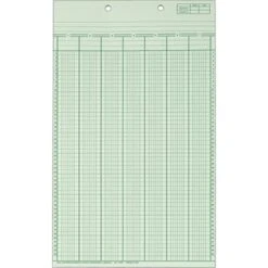 Quill® Economy Columnar Pads For Prong Fasteners; 7 Columns