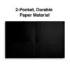 Quill Brand® 2-Pocket Folders, Black, 25/Box (712505) -Office Supplies Discount 1B16A0BF B258 4DEB 85E959CDC62BC20A s7