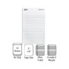 Quill Brand® Standard Series Legal Pad, 5" X 8", Wide Ruled, White, 50 Sheets/Pad, 12 Pads/Pack (742326) -Office Supplies Discount 1B20F238 2C6F 4775 BC40BFFB9F57CDF6 s7