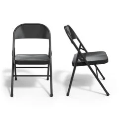 Quill Brand® Banquet/Reception Chair, Black, 4/Pack (51501) -Office Supplies Discount 23090815 8B70 49FB BF6657485A5E049E s7