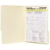 Quill Brand® Heavy Duty 1/3-Cut 1-Fastener Folders, Letter, Manila, 50/Box (733141) -Office Supplies Discount 24399 s7 1