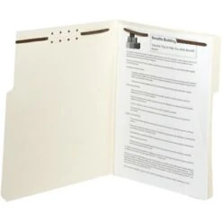 Quill Brand® Right-Cut 2-Fastener Letter Size Folders, Manila, 50/Box (732006) 5 Quill Brand® Right-Cut 2-Fastener Letter Size Folders, Manila, 50/Box (732006) -Office Supplies Discount 24407 s7