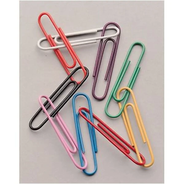 Quill Brand® Jumbo Paper Clips, Assorted Colors, 200/Tub 5 Quill Brand® Jumbo Paper Clips, Assorted Colors, 200/Tub - Image 3