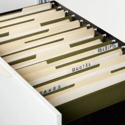 Quill Brand® 100% Recycled 3-Tab Hanging File Folders, Legal Size, Green, 25/Box (7Q5213) -Office Supplies Discount 2678C9E6 7A82 4E8D 9AAB0EF21D378EED s7