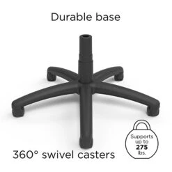 Quill Brand® Carder Mesh Back Fabric Computer And Desk Chair, Black (24115-CC) -Office Supplies Discount 2A908AC0 CECA 4049 BD05973E61F8C421 s7