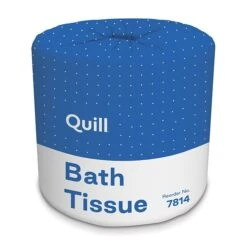 Quill Brand® Toilet Paper, 100% Recycled, 2-Ply, 500 Sheets/Roll, 96 Rolls/Carton (7814-QCC)