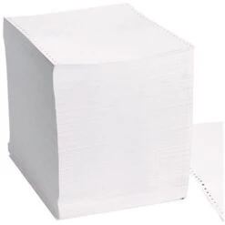 Quill Brand® 9.5" X 11" Continuous Form Paper, 20 Lbs., 92 Brightness 2550 Sheets/Carton (710657)
