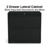 Quill Brand® Commercial 2 File Drawer Lateral File Cabinet, Assembled, Black, Letter/Legal, 30"W (20068D) 2 Quill Brand® Commercial 2 File Drawer Lateral File Cabinet, Assembled, Black, Letter/Legal, 30"W (20068D) -Office Supplies Discount 4AC7D84E 5BDD 49D7 BE9D6774F53A7B1C s7