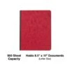 Quill Brand® Prong-Style Pressboard Covers, 8-1/2" X 11", Red (740404) -Office Supplies Discount 5987348B 09AA 4A7F 994CCC5531023353 s7
