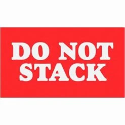 Shipping & Pallet Labels; 3x5" "Do Not Stack", 500 Labels/Roll