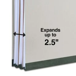 Quill Brand® Recycled Pressboard Classification Folders, 2-Partitions, 6-Fasteners, Letter, Gray, 15/Box (761902) 8 Quill Brand® Recycled Pressboard Classification Folders, 2-Partitions, 6-Fasteners, Letter, Gray, 15/Box (761902) -Office Supplies Discount 712DF9F3 95D0 4F55 94C3AB83D66DA9BC s7