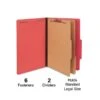 Quill Brand® 2/5-Cut Tab Pressboard Classification File Folders, 2-Partitions, 6-Fasteners, Legal, Brown, 15/Box (7-39036) 2 Quill Brand® 2/5-Cut Tab Pressboard Classification File Folders, 2-Partitions, 6-Fasteners, Legal, Brown, 15/Box (7-39036) -Office Supplies Discount 796F6879 4177 4A98 A127C599EF4F7574 s7