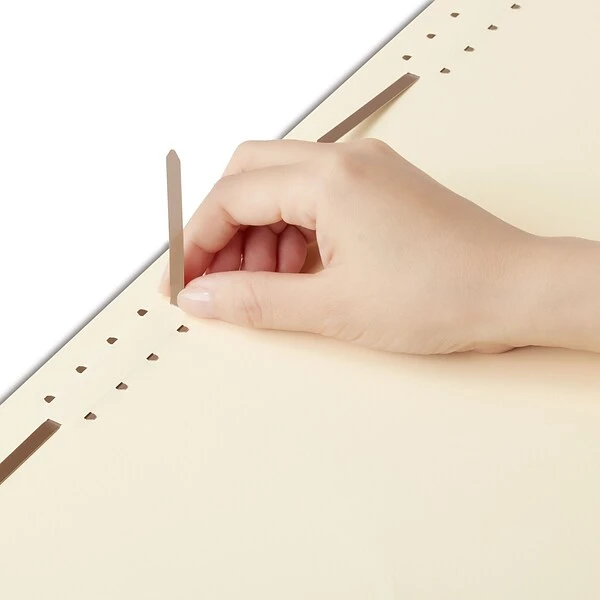 Quill Brand® Heavy-Duty Reinforced 1/3-Cut Assorted 2-Fastener File Folders, Legal, Manila, 50/Box (733152) 5 Quill Brand® Heavy-Duty Reinforced 1/3-Cut Assorted 2-Fastener File Folders, Legal, Manila, 50/Box (733152) - Image 3