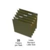 Quill Brand® Reinforced 5-Tab Box Bottom Hanging File Folders, 1" Expansion, Letter Size, Dark Green, 25/Box (730050) 1 Quill Brand® Reinforced 5-Tab Box Bottom Hanging File Folders, 1" Expansion, Letter Size, Dark Green, 25/Box (730050) -Office Supplies Discount 83DE9855 59B7 4DBC 9AE3985FF5CE9D6A s7