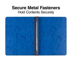 Quill Brand® Prong-Style Pressboard Covers, 8-1/2" X 11", Dark Blue (740402) -Office Supplies Discount 860B2CF3 E684 4F72 8D50ACDB875C3D17 s7