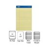 Quill Brand® Gold Signature Premium Series Legal Pad, 5"x 8", Legal Ruled, Canary Yellow, 50 Sheets/Pad, 12 Pads/Pack (742274)