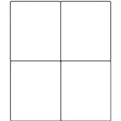 Quill Brand® Laser Address Labels, 4" X 6", White, 400 Labels (710776)