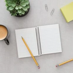 Quill Brand® Premium 1-Subject Notebook, 3.5" X 5.5", College Ruled, 200 Sheets, Blue (TR58289) -Office Supplies Discount 92112D99 1D33 44DC BE1570254021451C s7