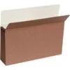 Quill Brand® Reinforced File Pocket, 5 1/4" Expansion, Letter Size, Brown, 10/Box (7Q1534) -Office Supplies Discount 96718 s7