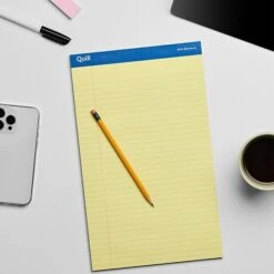 Quill Brand® Gold Signature Premium Series Legal Pad, 8-1/2" X 14", Wide Ruled, Yellow, 50 Sheets/Pad, 12 Pads/Pack (742272) 13 Quill Brand® Gold Signature Premium Series Legal Pad, 8-1/2" X 14", Wide Ruled, Yellow, 50 Sheets/Pad, 12 Pads/Pack (742272) -Office Supplies Discount 971E39EC 4F6D 49E0 9C30C58867A776F7 s7