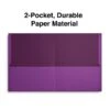 Quill Brand® 2-Pocket Folders, Purple, 25/Box (712524) -Office Supplies Discount 975CFE5D F2C0 4598 886D80CE793FEE63 s7