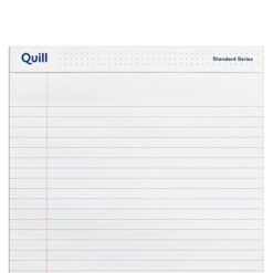 Quill Brand® Standard Series Legal Pad, 8-1/2" X 14", Wide Ruled, White, 50 Sheets/Pad, 12 Pads/Pack (742330) 11 Quill Brand® Standard Series Legal Pad, 8-1/2" X 14", Wide Ruled, White, 50 Sheets/Pad, 12 Pads/Pack (742330) -Office Supplies Discount 982A80CE 05CC 4D5F BB82AAE06EC6ACDC s7