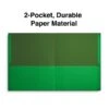 Quill Brand® 2-Pocket Folders, Green, 25/Box (712560) -Office Supplies Discount 9C28C489 55E6 47D7 AB98DE2FAD51E8A8 s7