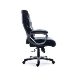 Quill Brand® Denaly Big & Tall Bonded Leather Manager Chair, Black (51468) -Office Supplies Discount A31C5902 3924 4630 AE449B929B47BC7E s7