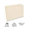 Quill Brand® File Folders, Straight Cut, Legal Size, Manila, 100/Box (760133) -Office Supplies Discount A35F5262 7337 4C5C 85C236A54DA806F0 s7