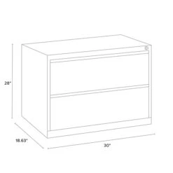 Quill Brand® Commercial 2 File Drawers Lateral File Cabinet, Locking, Putty/Beige, Letter/Legal, 30"W (20067D) -Office Supplies Discount C827F806 352B 417B 8A4ED027752A88B2 s7