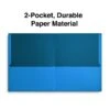 Quill Brand® 2-Pocket Folders, Blue, 25/Box (712520)