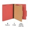 Quill Brand® 2/5-Cut Tab Pressboard Classification File Folders, 1-Partition, 4-Fasteners, Letter, Red, 15/Box (746030) 1 Quill Brand® 2/5-Cut Tab Pressboard Classification File Folders, 1-Partition, 4-Fasteners, Letter, Red, 15/Box (746030) -Office Supplies Discount DC7F054D 2003 485E 952EBA0C429EC298 s7