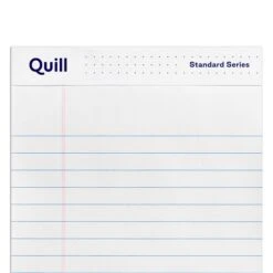 Quill Brand® Standard Series Legal Pad, 5" X 8", Wide Ruled, White, 50 Sheets/Pad, 12 Pads/Pack (742326) -Office Supplies Discount DFFCB965 1A35 4EFE 82F55C2B8BB1FFE5 s7