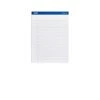 Quill Brand® Gold Signature Premium Series Legal Pad, 8-1/2" X 11", Wide Ruled, White, 50 Sheets, 12 Pads/Pack (742312)