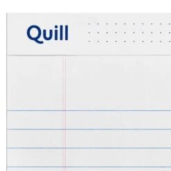Quill Brand® Standard Series Legal Pad, 5" X 8", Wide Ruled, White, 50 Sheets/Pad, 12 Pads/Pack (742326) -Office Supplies Discount E7ABDEF5 8249 4093 9EF2252C191EC520 s7